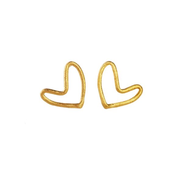 EROS Earrings - Gold pl. Silver