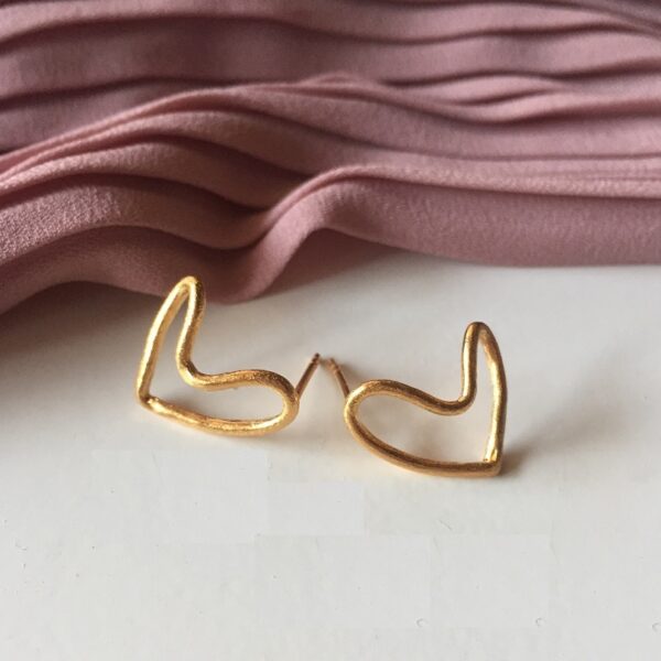 Alternative view of EROS Earrings - Gold pl. Silver