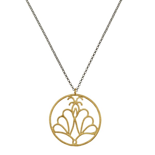 MADAME PEACOCK Necklace - Pl. Silver