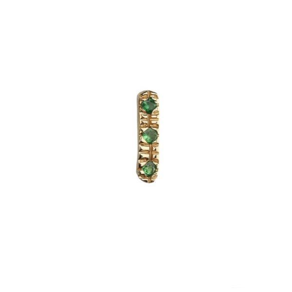 IVI - Solid Gold Stud Earring, Tsavorites
