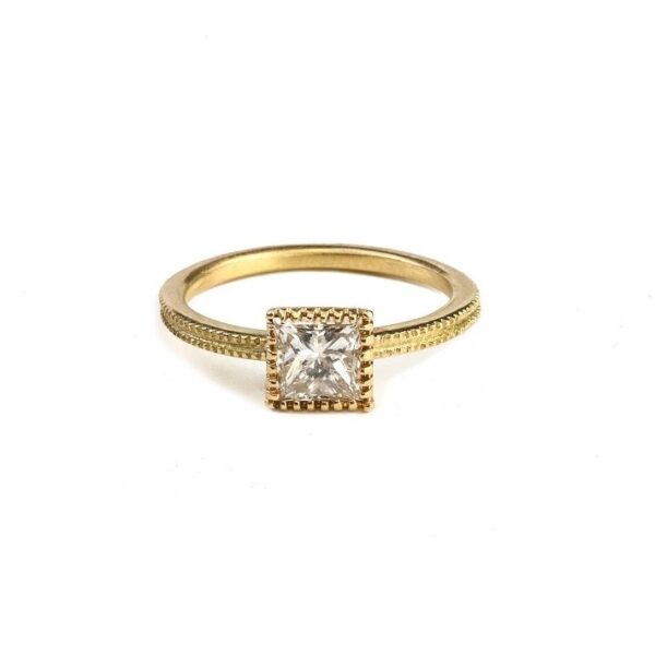 DIAMOND LOVE RING - Solid Gold