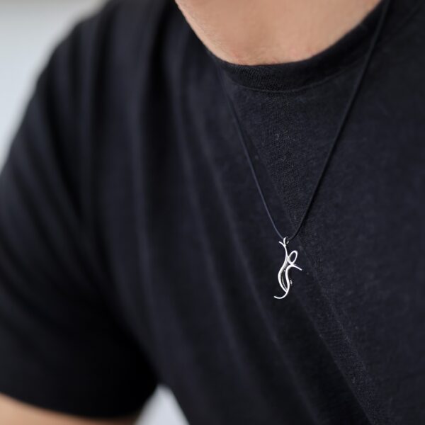 Alternative view of THE DANCER Lucky Charm Necklace - Silver