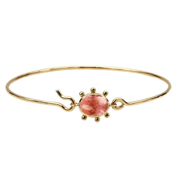 PINK TOURMALINE Bracelet - Solid Gold