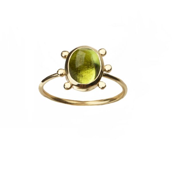 PERIDOT Ring - Solid Gold