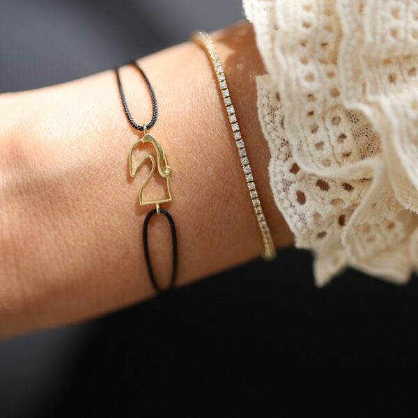 Alternative view of THE KNIGHT Lucky Charm Bracelet - Gold pl. Silver