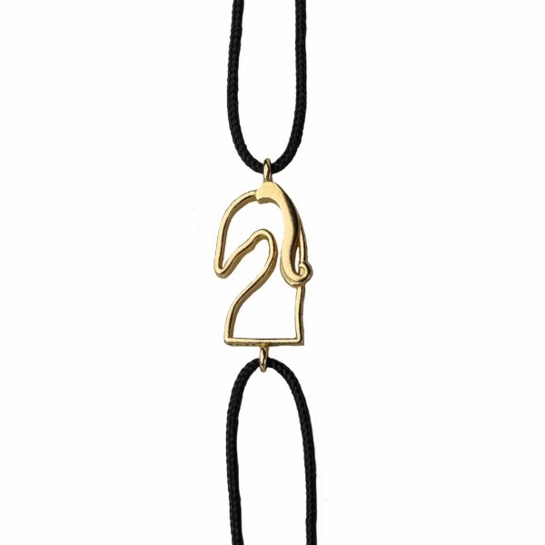 THE KNIGHT Lucky Charm Bracelet - Gold pl. Silver