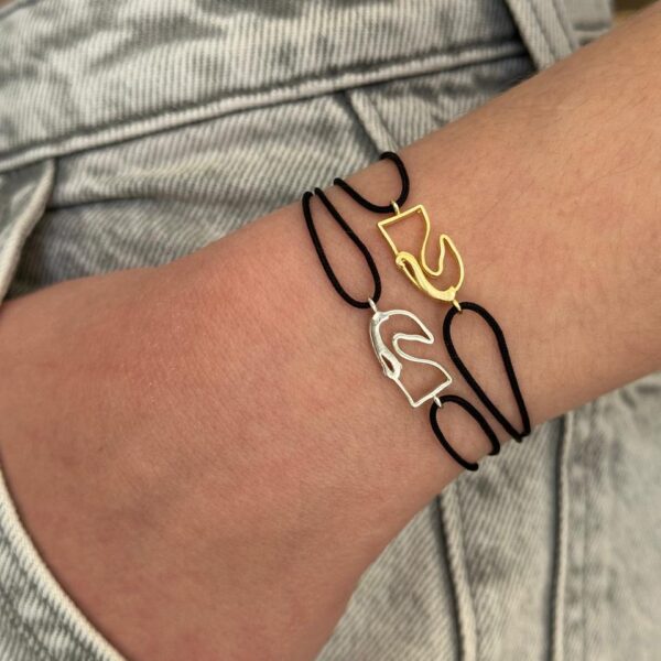 Alternative view of THE KNIGHT Lucky Charm Bracelet - Gold pl. Silver