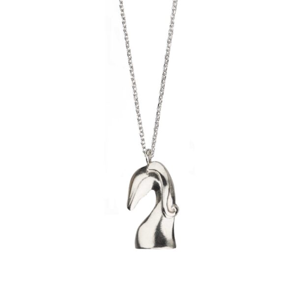 THE KNIGHT Lucky Charm Necklace - Silver